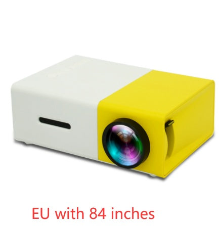 Proyector portátil 3D Hd Led Home Theater Cinema HDMI compatible con USB Proyector de audio Yg300 Mini proyector