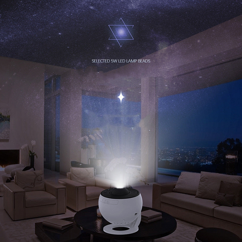 Proyector de luz nocturna con forma de galaxia, proyector de cielo estrellado con rotación de 360 ​​grados, lámpara planetaria para dormitorio de niños, regalo de San Valentín, decoración de bodas