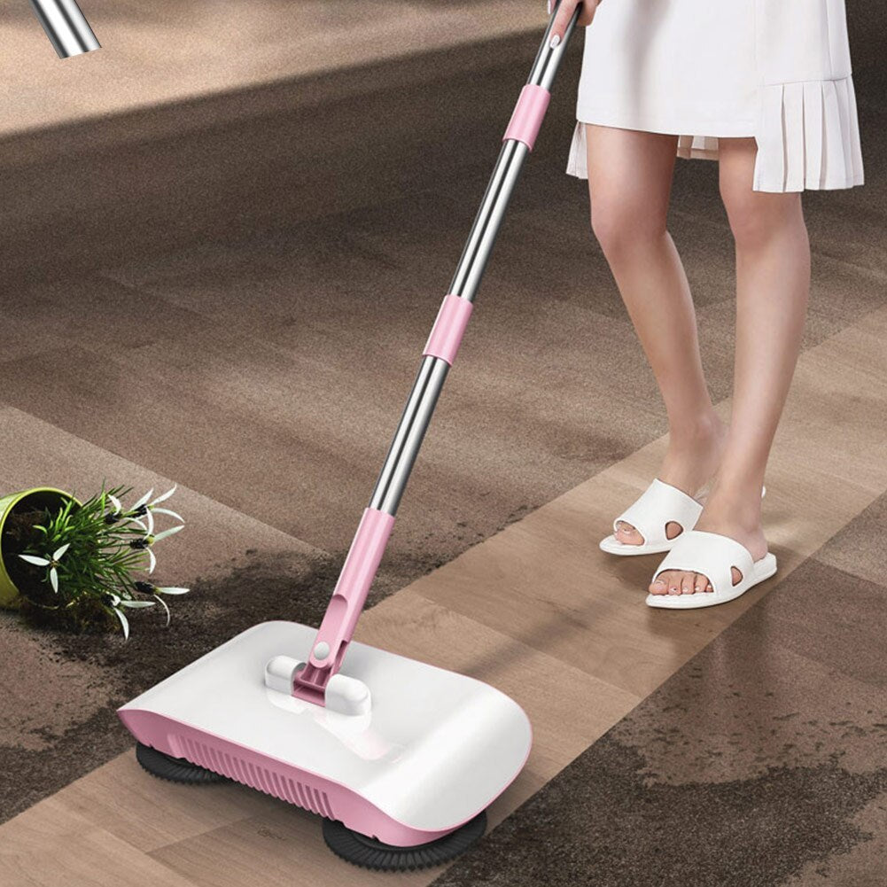 Hand Push Sweeper Haushalts Besen Kehrschaufel Mopp Boden Alle-in-one-Maschine Geschenk Mopp Kehrmaschine