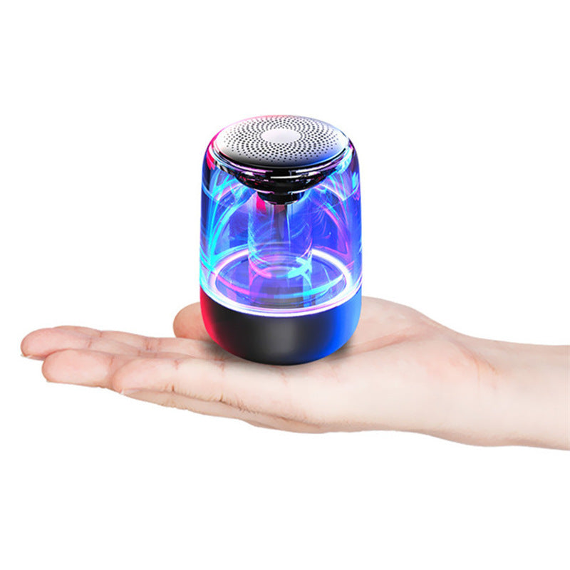 Tragbare Lautsprecher Bluetooth-Säule Kabelloser Bluetooth-Lautsprecher Leistungsstarkes Bassradio mit LED-Licht in variabler Farbe