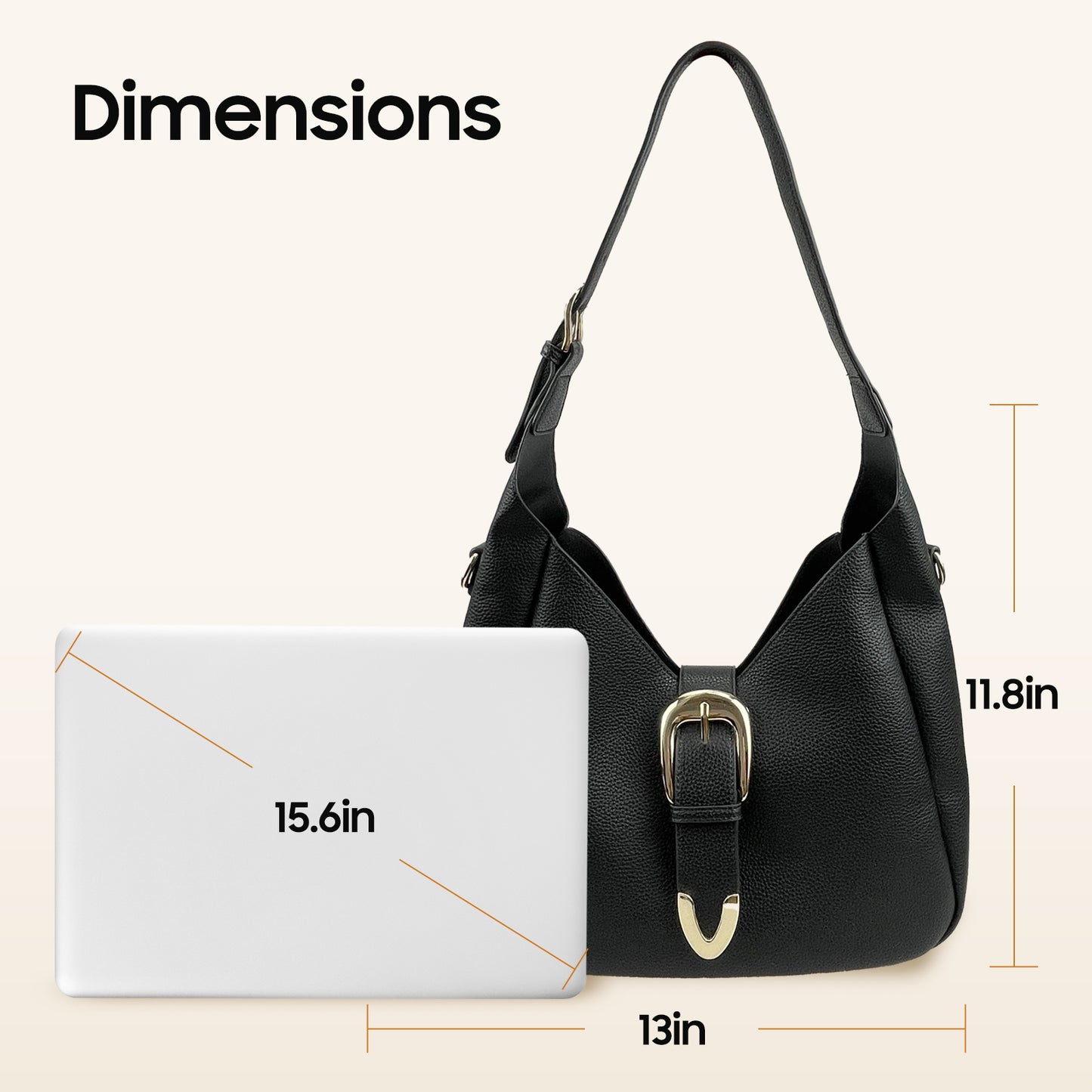 Women's Tote Handbags - Soft PU Leather Shoulder Tote Purses With Zipper For Stylish And Functional Everyday Use