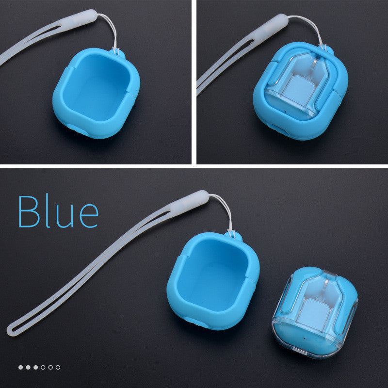 Neu Mini Transparent Drahtlose Bluetooth Headset Digital Display ENC Noise Reduktion Wahre Wireless Sport