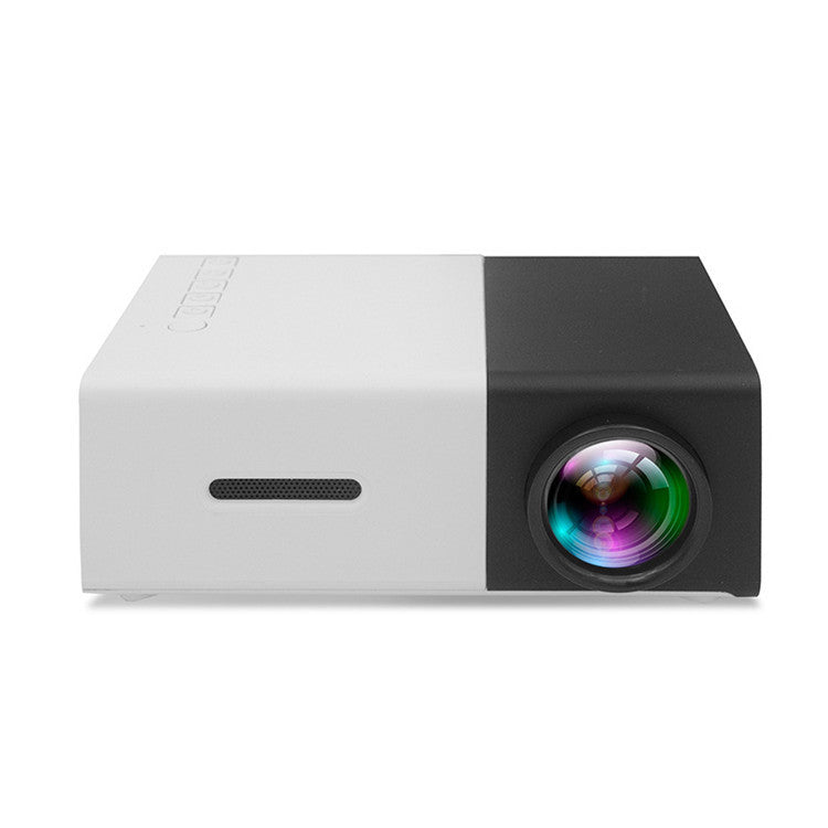 Proyector portátil 3D Hd Led Home Theater Cinema HDMI compatible con USB Proyector de audio Yg300 Mini proyector