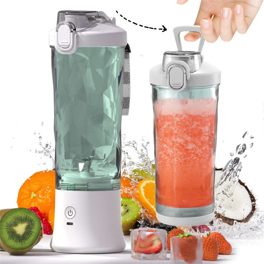 Tragbarer Mixer, Entsafter, Mixer in persönlicher Größe für Shakes und Smoothies mit 6 Klingen, Mini-Mixer, Küchengeräte