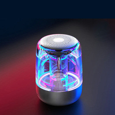 Tragbare Lautsprecher Bluetooth-Säule Kabelloser Bluetooth-Lautsprecher Leistungsstarkes Bassradio mit LED-Licht in variabler Farbe