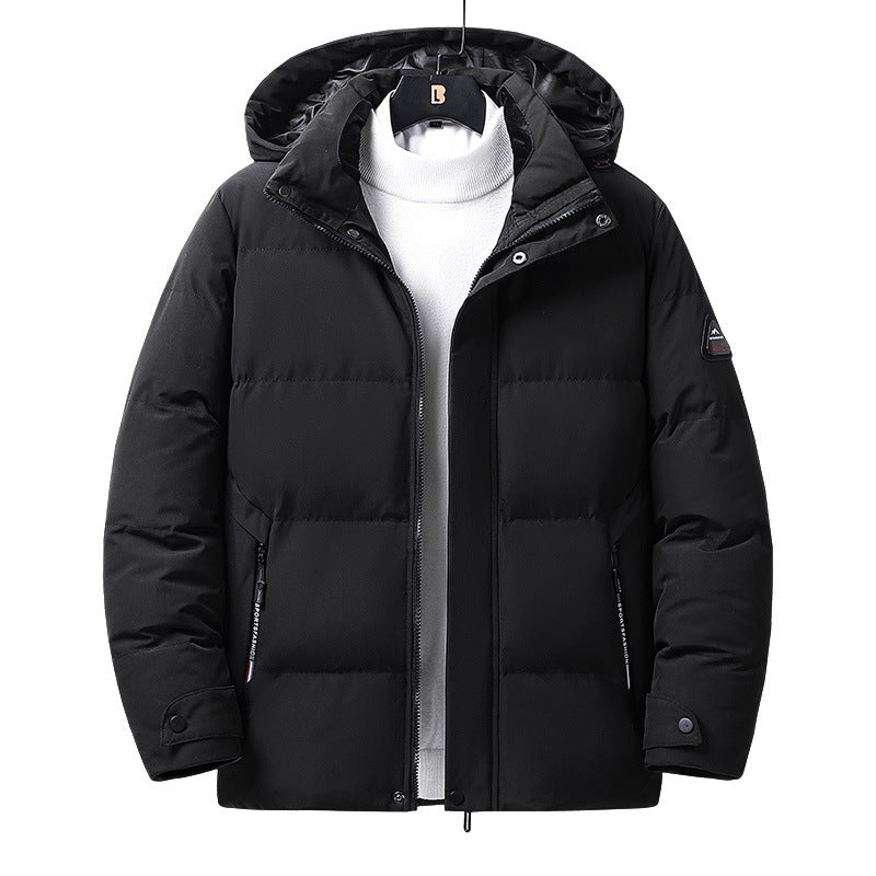 Men's Fashion Individual Casual Hooded Cotton Jacket