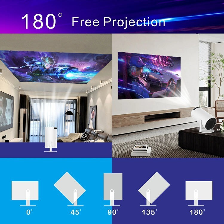 Hy300pro Projector Home 4K Portable LCD Ultra HD