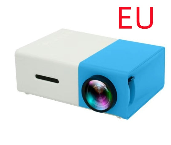 Proyector portátil 3D Hd Led Home Theater Cinema HDMI compatible con USB Proyector de audio Yg300 Mini proyector