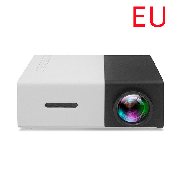 Proyector portátil 3D Hd Led Home Theater Cinema HDMI compatible con USB Proyector de audio Yg300 Mini proyector