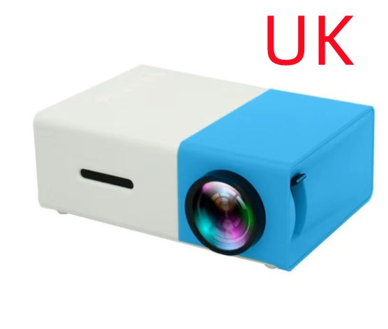 Proyector portátil 3D Hd Led Home Theater Cinema HDMI compatible con USB Proyector de audio Yg300 Mini proyector